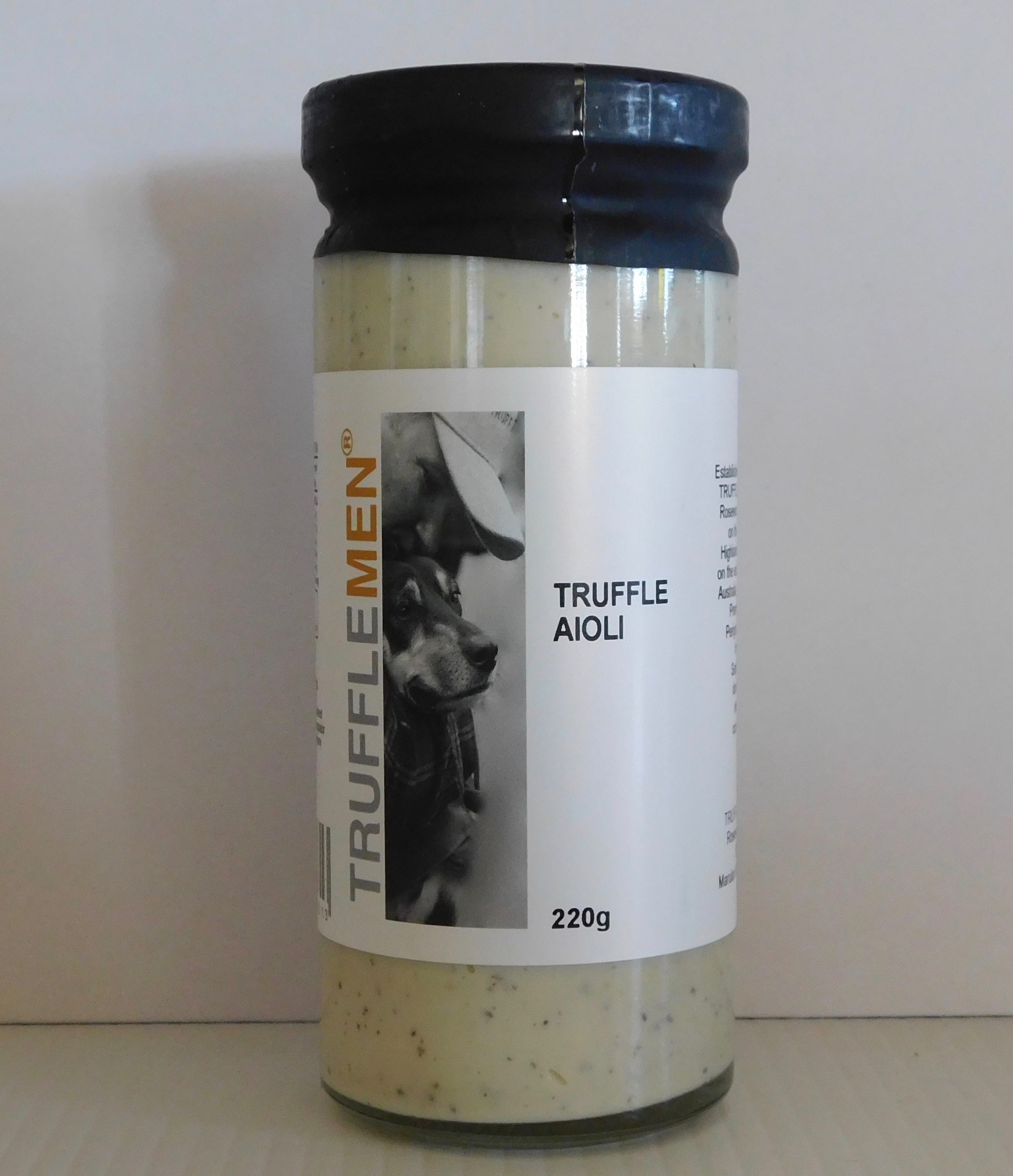 TRUFFLE AIOLI 220gms; Australian Grown Truffles TRUFFLEMEN®