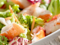 WARM LOBSTER & POTATO SALAD WITH TRUFFLE HONEY MUSTARD DRESSING